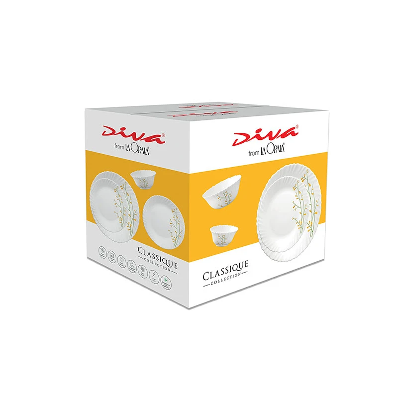 La Opala Dinner Set Citron Weave Classique 47 Pieces Lw047 3 La Opala Dinner Set Citron Weave Classique 47 Pieces Lw047
