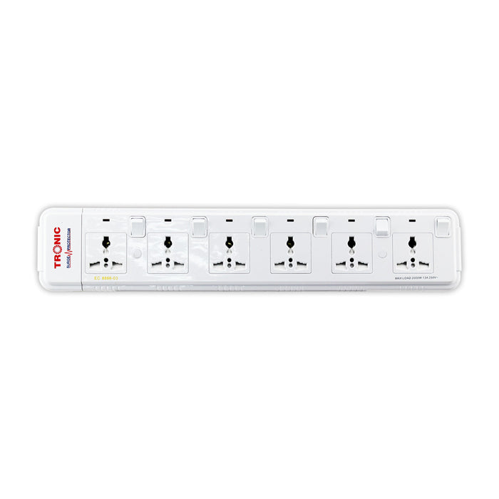 Tronic 6 Way Extension With 3 Meter Cable 1 Tronic 6 Way Extension With 3 Meter Cable