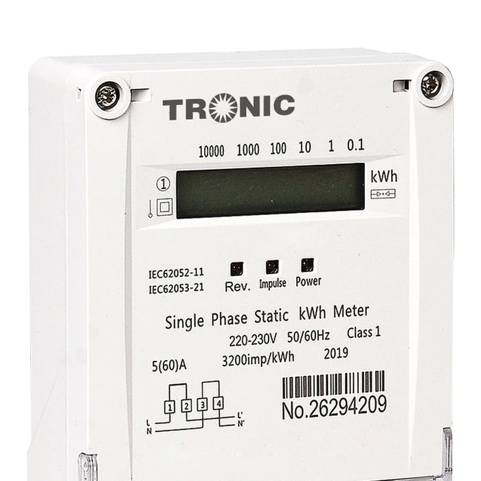 Tronic Single Phase Energy Meter Em 0015-Jc 2 Tronic Single Phase Energy Meter Em 0015-Jc