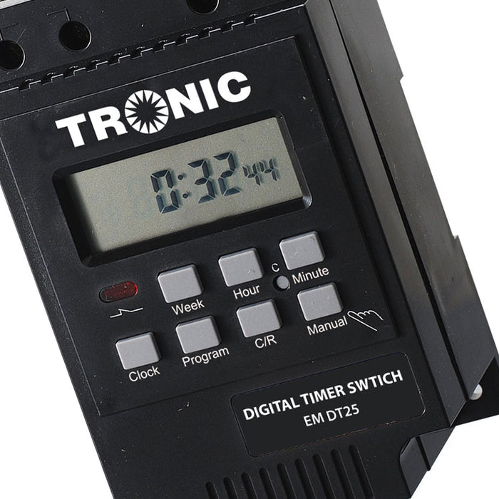 Tronic Digital Timer Switch 25Amps 2 Tronic Digital Timer Switch 25Amps