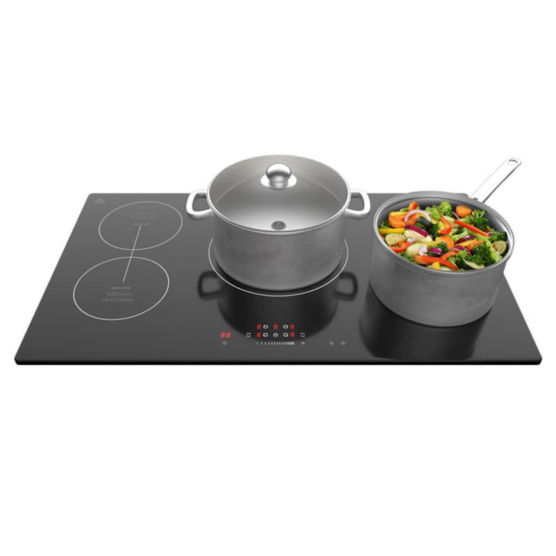 Evvoli Induction Hob 5 Burners Soft Touch Control With 9 Stage Power Setting 9700W Ih905B 6 Evvoli Induction Hob 5 Burners Soft Touch Control With 9 Stage Power Setting 9700W Ih905B