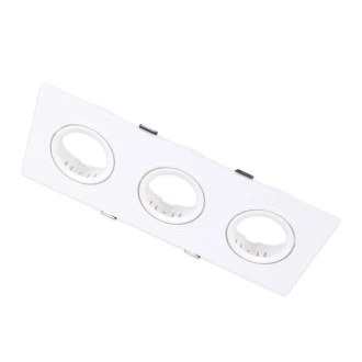 Tronic Three Way Rectangular GU10 Recessed Fitting