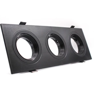Tronic Three Way Rectangular GU10 Recessed Fitting