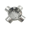 Tronic Junction Circular Box G.I 4 Way