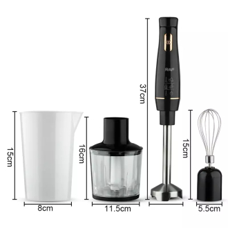 RAF 4 in 1Electric Blender Handheld Immersion 800w Hand Mixer for Kitchen Stainless Steam