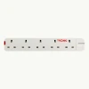 Tronic 5 Way Extension Socket