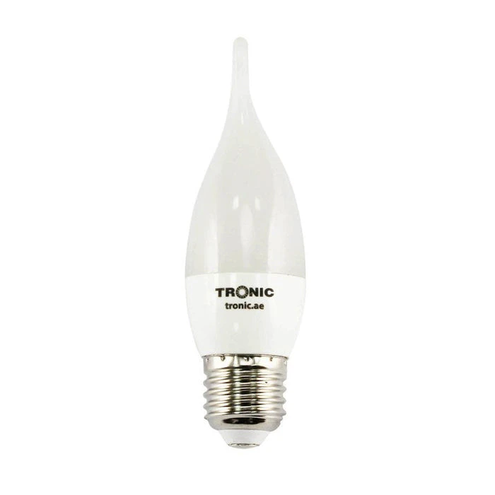 Tronic 5 Watts Candle Tail Led Warm White E27 (Screw) Bulb 1 Tronic 5 Watts Candle Tail Led Warm White E27 (Screw) Bulb