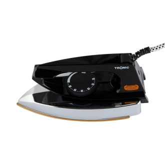 Tronic Dry Iron Heavy Duty Black & Silver