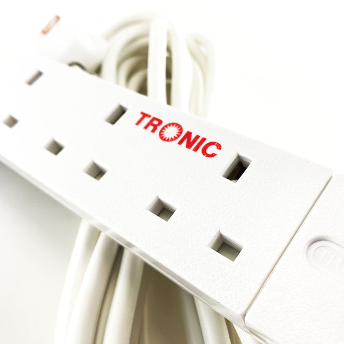 Tronic 4 Way Extension Socket With 10 Metre Cable 3 Tronic 4 Way Extension Socket With 10 Metre Cable