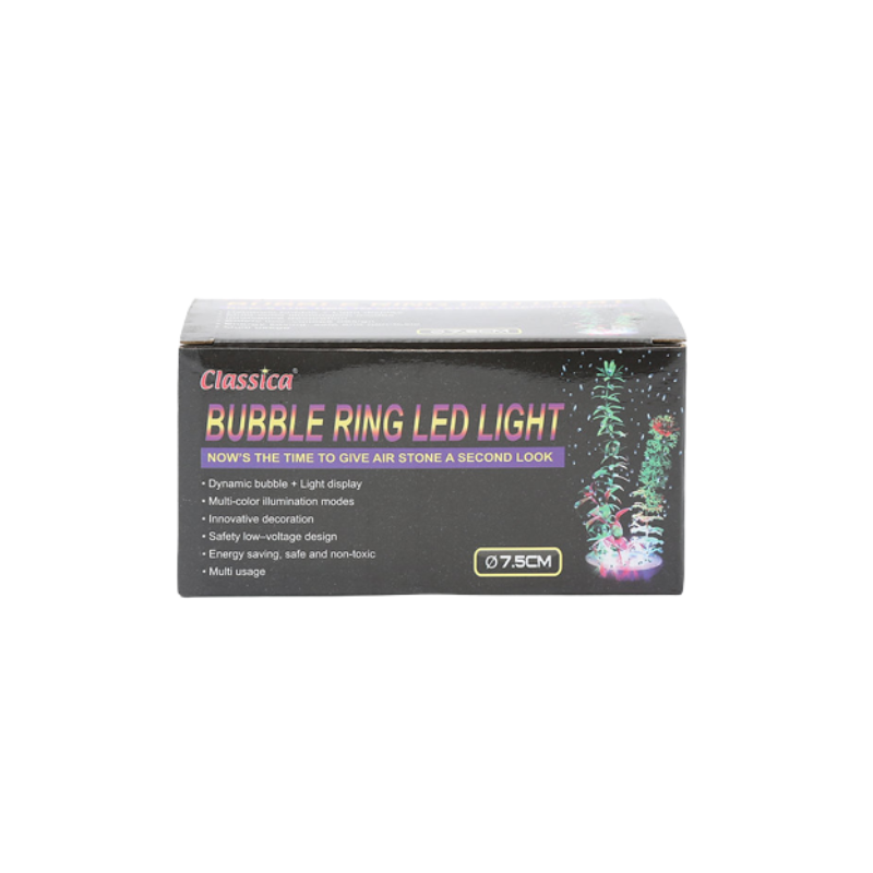 Classica Bubble Ring Led Light 7.5Cm With Dynamic Bubble &Amp; Light Display (Multicolour) 1 Classica Bubble Ring Led Light 7.5Cm With Dynamic Bubble &Amp; Light Display (Multicolour)