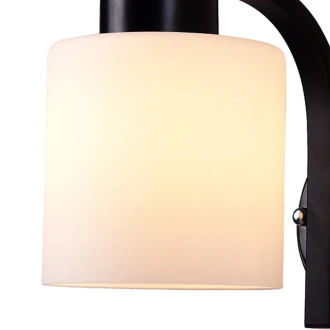 Tronic White Glass Wall Lamp
