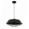 Tronic Black Shade with Wire Mesh Pendant Light