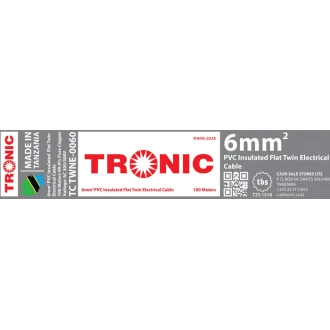 Tronic 6 mm Flat Twin Cable