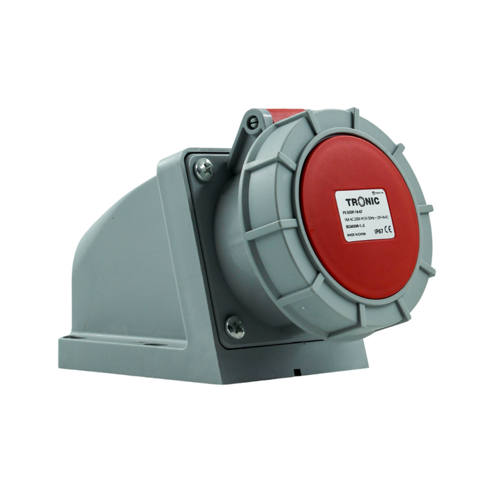 Tronic Industrial Socket 5 Pin 16A Ip44 2 Tronic Industrial Socket 5 Pin 16A Ip44