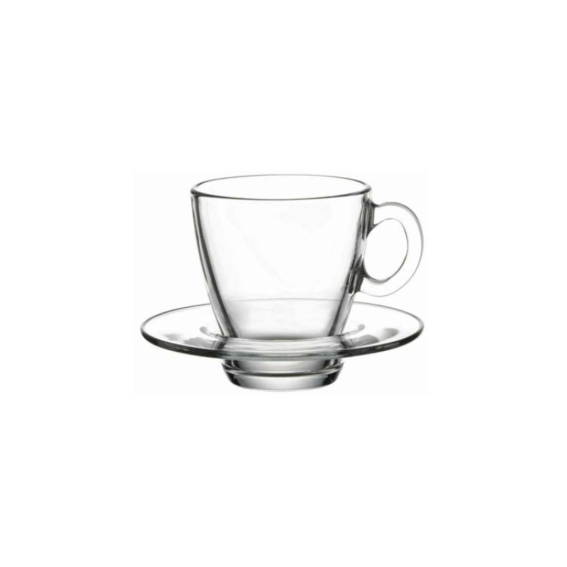 Pasabahce Aqua Cup Saucer 215Ml 6Pcs Round Shape And Dishwasher Safe 95040 1 Pasabahce Aqua Cup Saucer 215Ml 6Pcs Round Shape And Dishwasher Safe 95040