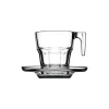 Pasabahce Casablanka Cup Saucer 70ml 6pcs Fully Tempered and Dishwasher Safe 95753