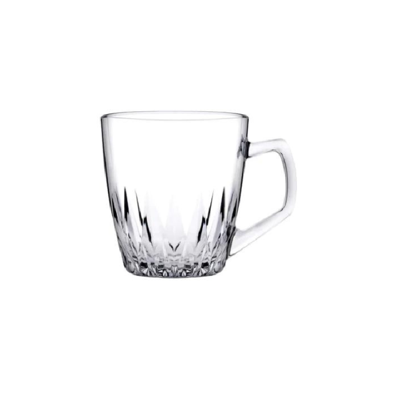 Pasabahce Mercan Mugs 160Ml 6Pcs Crystal Look, Refined Design And Dishwasher Safe 55733 1 Pasabahce Mercan Mugs 160Ml 6Pcs Crystal Look, Refined Design And Dishwasher Safe 55733
