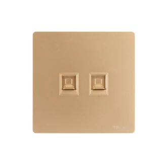 Tronic 2 Gang Data Socket