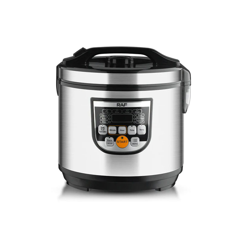 Raf Rice Cooker 5L 900W, Multi Function Menu, Constant Temperature, 24 Hour Timer, Fry, Heat, Steam, Bake &Amp; Stew R.178 1 Raf Rice Cooker 5L 900W, Multi Function Menu, Constant Temperature, 24 Hour Timer, Fry, Heat, Steam, Bake &Amp; Stew R.178