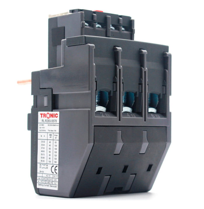 Tronic Thermal Overload Relay 55-70Amps For Ac Contactor 90Amps 1 Tronic Thermal Overload Relay 55-70Amps For Ac Contactor 90Amps