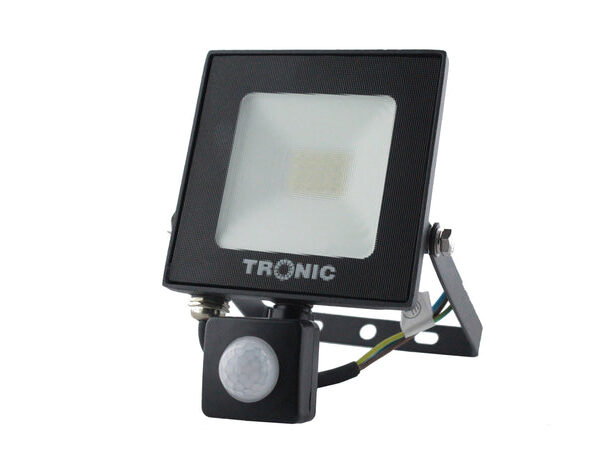 Tronic Black LED Motion Sensor Floodlight 20Watts