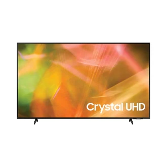 Samsung 50" LED 4K Crystal UHD Smart TV, Air Slim Design, Motion Xcelerator, HDR, Q-Symphony, PC on TV 50AU8000