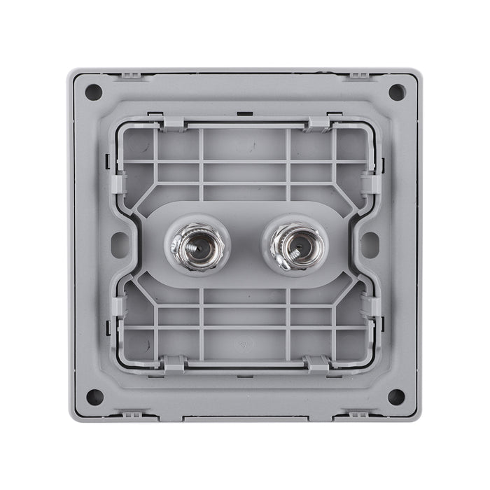 Tronic Television Socket 2 Gang 8 Tronic Television Socket 2 Gang