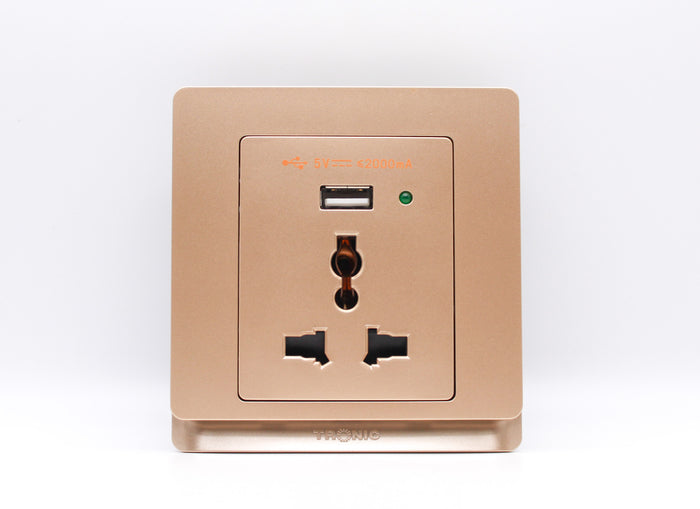 Tronic Single Socket With Usb 1 Tronic Single Socket With Usb