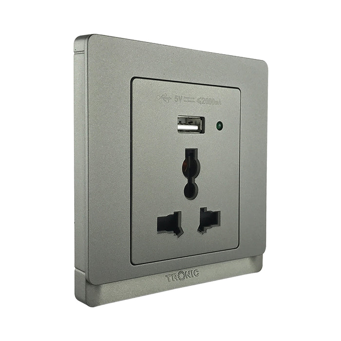 Tronic Single Socket With Usb 5 Tronic Single Socket With Usb