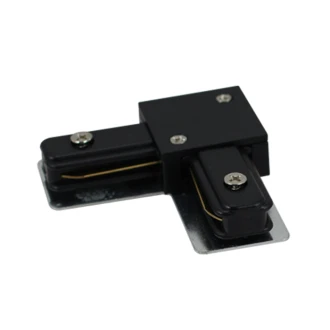Tronic Black Tracklight Connector with 2 Wires