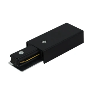 Tronic Black Tracklight Connector with 2 Wires