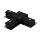 Tronic Black Tracklight Connector with 2 Wires