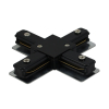 Tronic Black Tracklight Connector with 2 Wires