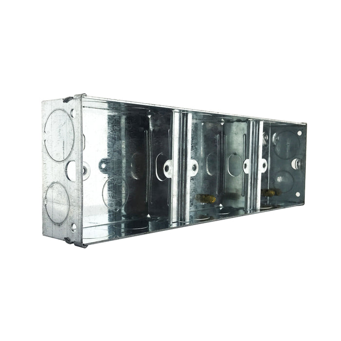 Tronic Single Galvanised Iron Electrical Switch Box 3 Way 2 Tronic Single Galvanised Iron Electrical Switch Box 3 Way