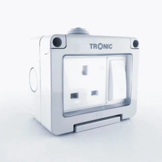 Tronic Waterproof Single Socket 13Amps