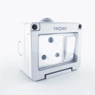 Tronic Waterproof Single Socket 15Amps