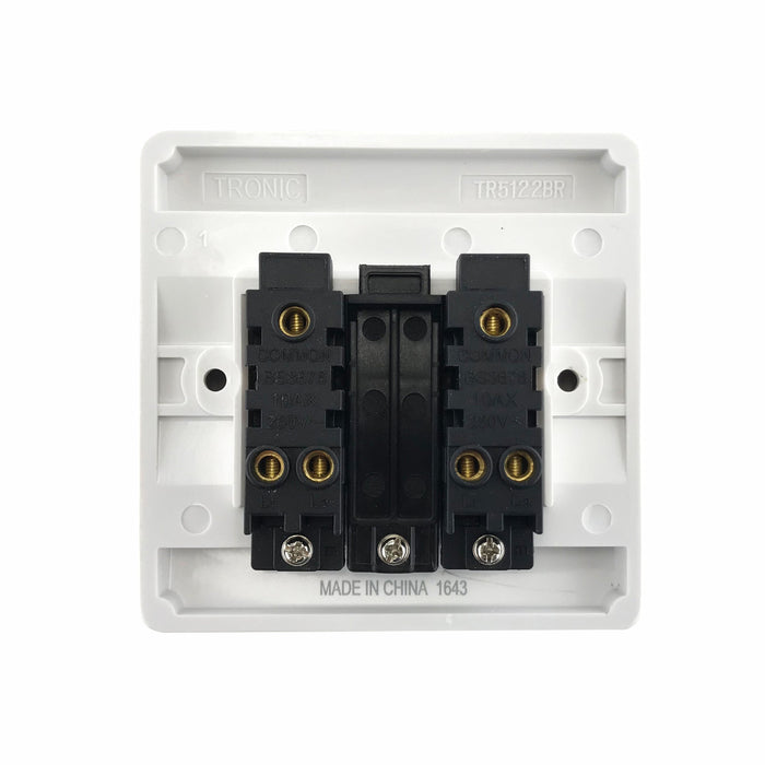 Tronic Big Button 2 Gang 2 Way Switch 3 Tronic Big Button 2 Gang 2 Way Switch