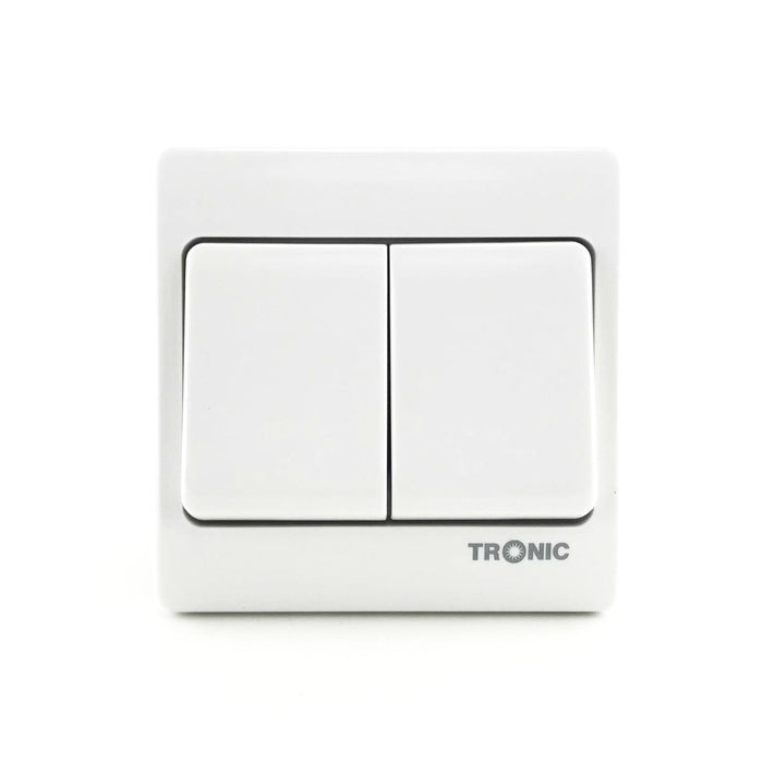 Tronic Big Button 2 Gang 2 Way Switch 1 Tronic Big Button 2 Gang 2 Way Switch