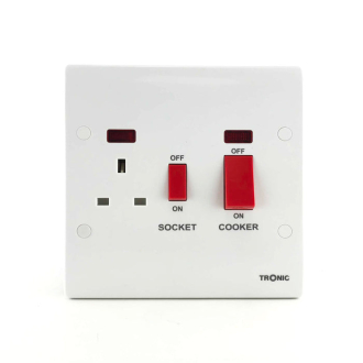 Tronic Cooker Unit with Galvanized Iron Switch Box