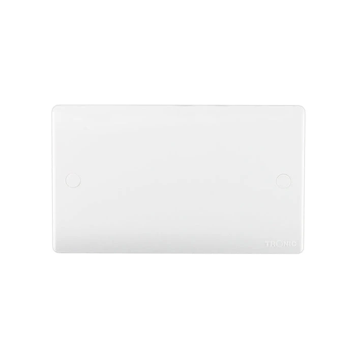 Tronic Twin Blank Cover/Plate Standard 1 Tronic Twin Blank Cover/Plate Standard