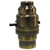 Tronic Brass Lamp Holder B22 (Pin)