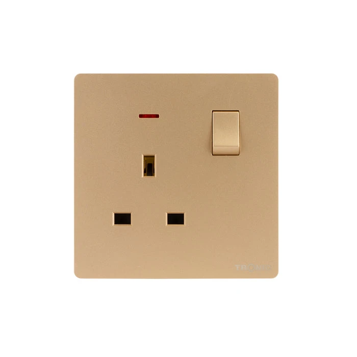 Tronic Single Switch Socket With Neon 2 Tronic Single Switch Socket With Neon