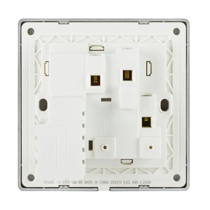 Tronic Single Switch Socket With Usb + Type C 8 Tronic Single Switch Socket With Usb + Type C