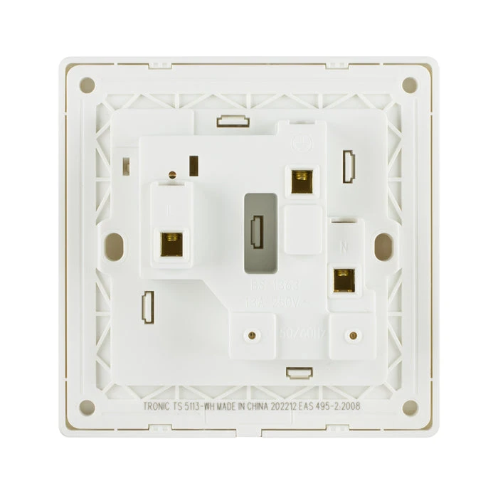 Tronic Single Switch Socket With Neon 6 Tronic Single Switch Socket With Neon