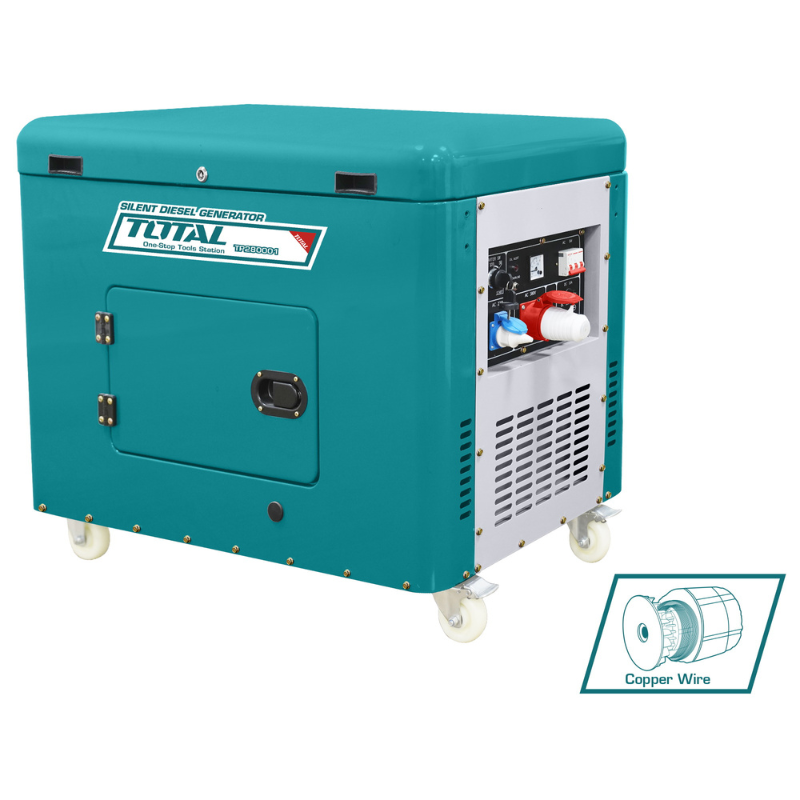 Total Diesel Generator 8Kw Single Phase Electric Start Tp280001 1 Total Diesel Generator 8Kw Single Phase Electric Start Tp280001
