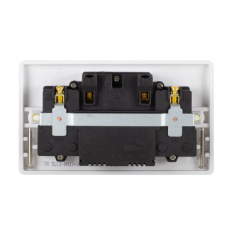 Tronic Universal Switch Socket Twin With 2 x USB