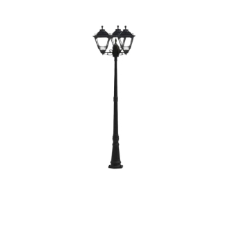 Tronic Ornamental Bollard LL 907P-20-03-BK