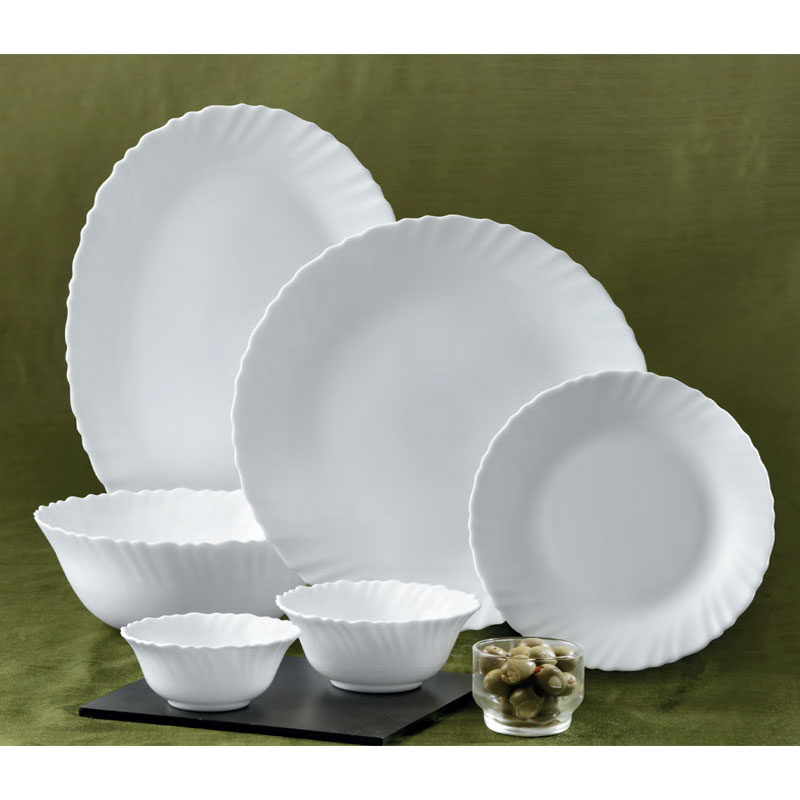 La Opala Dinner Set White Classique 38 Pieces Lc038 5 La Opala Dinner Set White Classique 38 Pieces Lc038