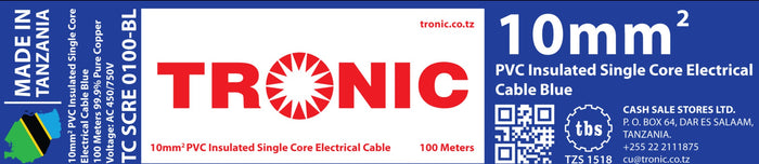 Tronic 10Mm Single Core Cable 3 Tronic 10Mm Single Core Cable