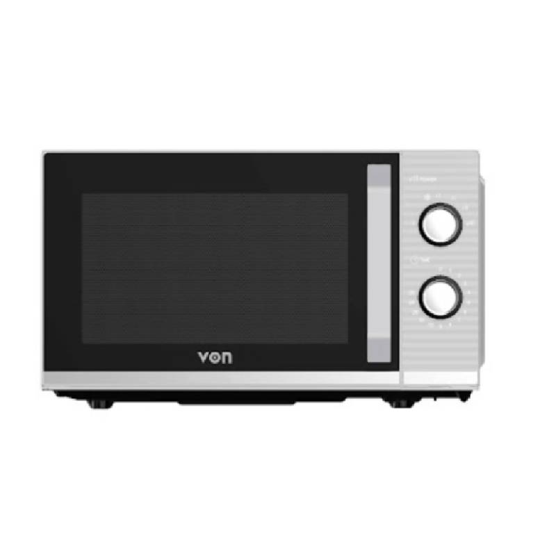 Von Mechanical Microwave Oven 20L, Silver Solo Vams-22Mgx 1 Von Mechanical Microwave Oven 20L, Silver Solo Vams-22Mgx